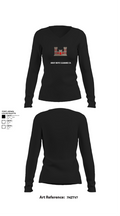 1221st Route Clearance Co. 10953211 Women's Long Sleeve V-neck Shirt - 21