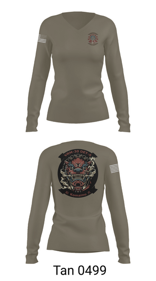 Womens Long Sleeve Vneck Shirt, VRM-30 DET V, Navy, Teamtime, Team time, sublimation, custom sports apparel, team uniforms, spirit wear, spiritwear, sports uniforms, custom shirts, team store, custom team store, fundraiser sports, apparel fundraiser