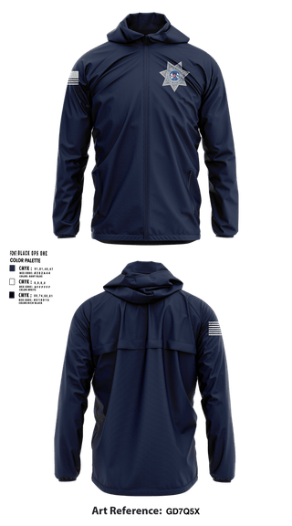 Windbreaker, Joliet Police K-9 Unit, Police, Teamtime, Team time, sublimation, custom sports apparel, team uniforms, spirit wear, spiritwear, sports uniforms, custom shirts, team store, custom team store, fundraiser sports, apparel fundraiser