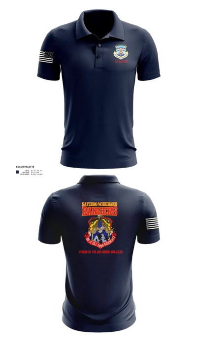 3d Combat Communications Group Short Sleeve Performance Polo - 10