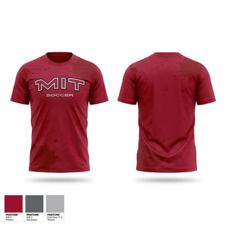 Short Sleeve Performance Shirt, Massachusetts Institute of Technology Soccer, Men's Soccer, Teamtime, Team time, sublimation, custom sports apparel, team uniforms, spirit wear, spiritwear, sports uniforms, custom shirts, team store, custom team store, fundraiser sports, apparel fundraiser