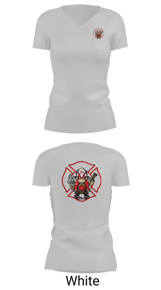 Womens Short Sleeve Vneck Shirt, North Towanda Fire Rescue, Fire Department, Teamtime, Team time, sublimation, custom sports apparel, team uniforms, spirit wear, spiritwear, sports uniforms, custom shirts, team store, custom team store, fundraiser sports, apparel fundraiser
