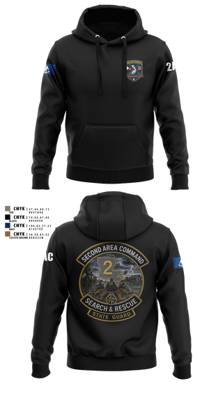 Hoodie, Louisiana State Guard, Army, Teamtime, Team time, sublimation, custom sports apparel, team uniforms, spirit wear, spiritwear, sports uniforms, custom shirts, team store, custom team store, fundraiser sports, apparel fundraiser