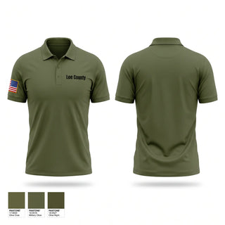 Short Sleeve Performance Polo, Lee County, Police, Teamtime, Team time, sublimation, custom sports apparel, team uniforms, spirit wear, spiritwear, sports uniforms, custom shirts, team store, custom team store, fundraiser sports, apparel fundraiser