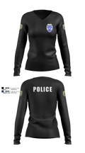 Odessa Police Department 86817075 Women's Long Sleeve V-neck Shirt - 3