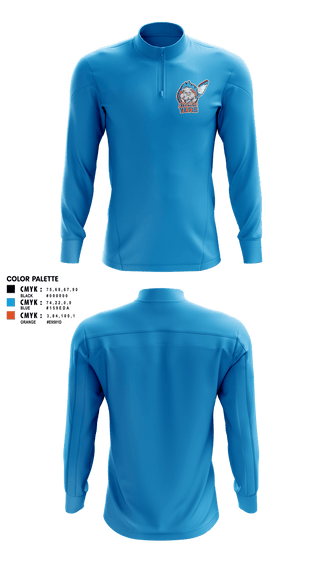 Quarter Zip Jacket, Florida Yetis, Ice Hockey, Teamtime, Team time, sublimation, custom sports apparel, team uniforms, spirit wear, spiritwear, sports uniforms, custom shirts, team store, custom team store, fundraiser sports, apparel fundraiser