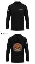 509th FSC Long Sleeve Performance Shirt with hood - 4