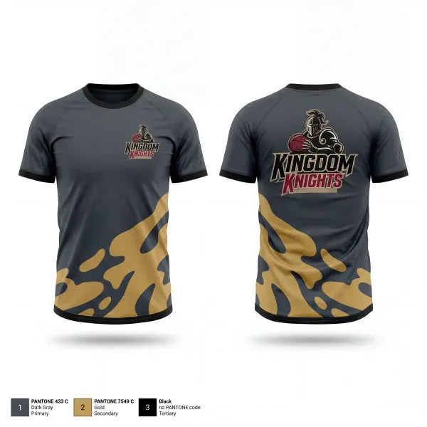 Old School Cotton Feel Shirt, Kingdom Knights, Men's Basketball, Teamtime, Team time, sublimation, custom sports apparel, team uniforms, spirit wear, spiritwear, sports uniforms, custom shirts, team store, custom team store, fundraiser sports, apparel fundraiser