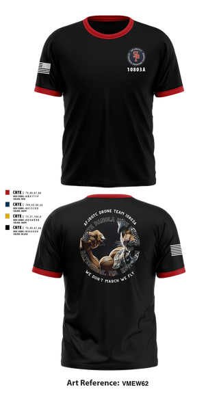 Short Sleeve Performance Shirt, AFJROTC MS-081 DRONE TEAM, , Teamtime, Team time, sublimation, custom sports apparel, team uniforms, spirit wear, spiritwear, sports uniforms, custom shirts, team store, custom team store, fundraiser sports, apparel fundraiser