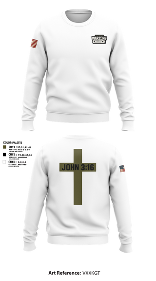 Crew Neck Sweatshirt, Warzone Church, , Teamtime, Team time, sublimation, custom sports apparel, team uniforms, spirit wear, spiritwear, sports uniforms, custom shirts, team store, custom team store, fundraiser sports, apparel fundraiser