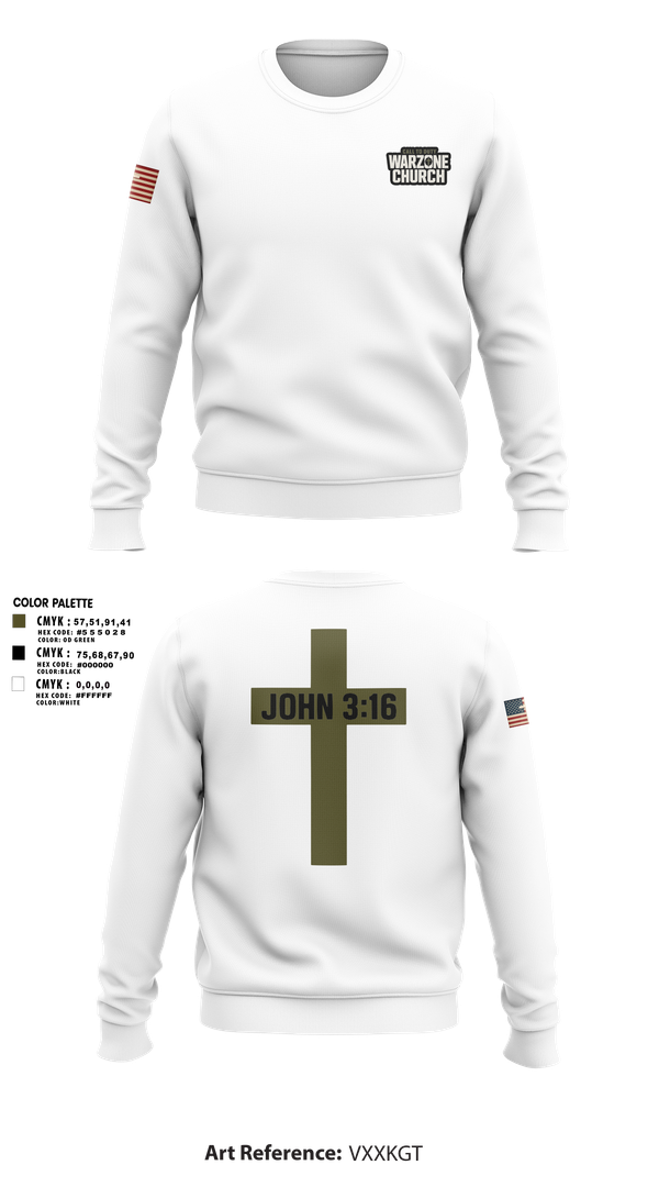 Crew Neck Sweatshirt, Warzone Church, , Teamtime, Team time, sublimation, custom sports apparel, team uniforms, spirit wear, spiritwear, sports uniforms, custom shirts, team store, custom team store, fundraiser sports, apparel fundraiser