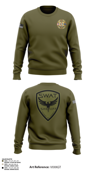 Crew Neck Sweatshirt, , Police, Teamtime, Team time, sublimation, custom sports apparel, team uniforms, spirit wear, spiritwear, sports uniforms, custom shirts, team store, custom team store, fundraiser sports, apparel fundraiser