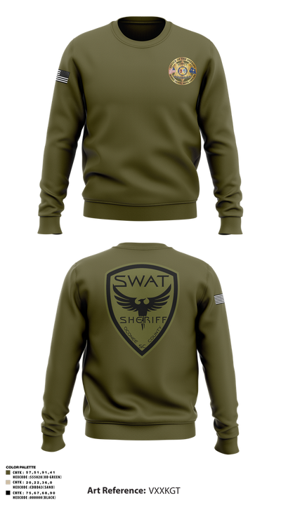 SWAT 37842893 Crew Neck Sweatshirt - 1