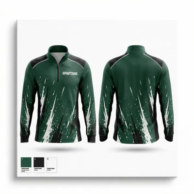 Spartans 17012872 Quarter Zip Jacket - 1