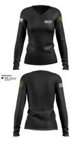 Ridgeville Police Women's Long Sleeve V-neck Shirt - 11