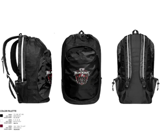 Gear Bag, CT Blackout Elite, Men's Basketball, Teamtime, Team time, sublimation, custom sports apparel, team uniforms, spirit wear, spiritwear, sports uniforms, custom shirts, team store, custom team store, fundraiser sports, apparel fundraiser