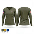 Alcorn County Emergency Services 34308559 Women's Long Sleeve V-neck Shirt - 1
