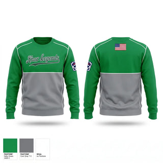 Crew Neck Sweatshirt, Knox Legends, Baseball, Teamtime, Team time, sublimation, custom sports apparel, team uniforms, spirit wear, spiritwear, sports uniforms, custom shirts, team store, custom team store, fundraiser sports, apparel fundraiser