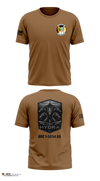 Old School Cotton Feel Shirt, HHC/1-501 AB, Army, Teamtime, Team time, sublimation, custom sports apparel, team uniforms, spirit wear, spiritwear, sports uniforms, custom shirts, team store, custom team store, fundraiser sports, apparel fundraiser