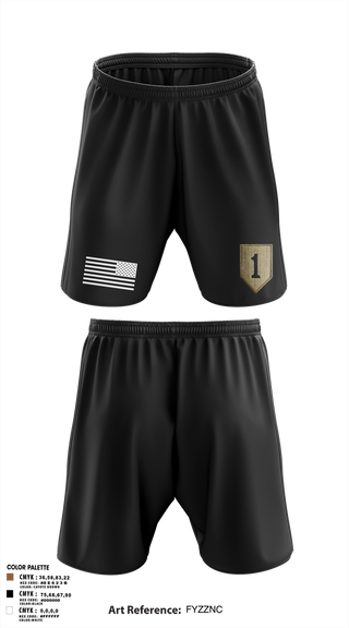 Athletic Shorts With Pockets, HHC, Brigade Support Battalion 173D IBCT(A), , Teamtime, Team time, sublimation, custom sports apparel, team uniforms, spirit wear, spiritwear, sports uniforms, custom shirts, team store, custom team store, fundraiser sports, apparel fundraiser