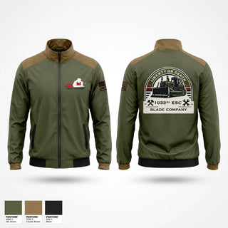 Windbreaker, 1033rd Engineer Support Company, National Guard, Teamtime, Team time, sublimation, custom sports apparel, team uniforms, spirit wear, spiritwear, sports uniforms, custom shirts, team store, custom team store, fundraiser sports, apparel fundraiser