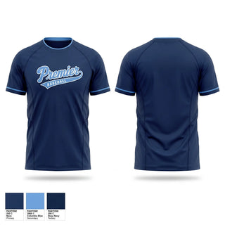 Short Sleeve Performance Shirt, Premier Baseball, Baseball, Teamtime, Team time, sublimation, custom sports apparel, team uniforms, spirit wear, spiritwear, sports uniforms, custom shirts, team store, custom team store, fundraiser sports, apparel fundraiser