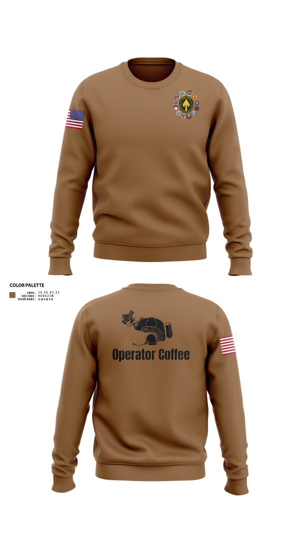 Crew Neck Sweatshirt, USSOCOM, Army, Teamtime, Team time, sublimation, custom sports apparel, team uniforms, spirit wear, spiritwear, sports uniforms, custom shirts, team store, custom team store, fundraiser sports, apparel fundraiser