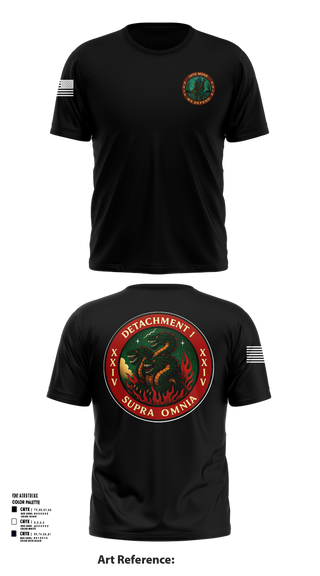 Short Sleeve Performance Shirt, Detachment 1, 24th MDSB, , Teamtime, Team time, sublimation, custom sports apparel, team uniforms, spirit wear, spiritwear, sports uniforms, custom shirts, team store, custom team store, fundraiser sports, apparel fundraiser