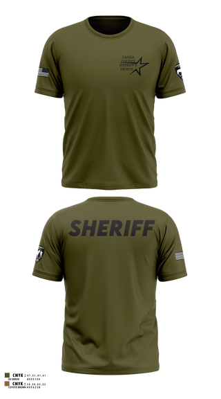 Old School Cotton Shirt, Cassia County Sheriff’s Office, Police, Teamtime, Team time, sublimation, custom sports apparel, team uniforms, spirit wear, spiritwear, sports uniforms, custom shirts, team store, custom team store, fundraiser sports, apparel fundraiser