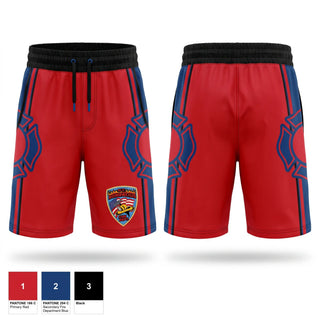 Athletic Shorts With Pockets, St. Boni, Fire Department, Teamtime, Team time, sublimation, custom sports apparel, team uniforms, spirit wear, spiritwear, sports uniforms, custom shirts, team store, custom team store, fundraiser sports, apparel fundraiser