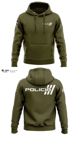 Hoodie, Inteligencia criminal, Police, Teamtime, Team time, sublimation, custom sports apparel, team uniforms, spirit wear, spiritwear, sports uniforms, custom shirts, team store, custom team store, fundraiser sports, apparel fundraiser