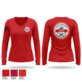 Georgia emergency search and rescue Women's Long Sleeve V-neck Shirt - 1