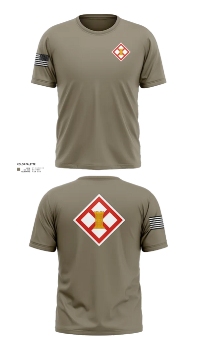 683rd ENG DET 75915618 Short Sleeve Performance Shirt - 22