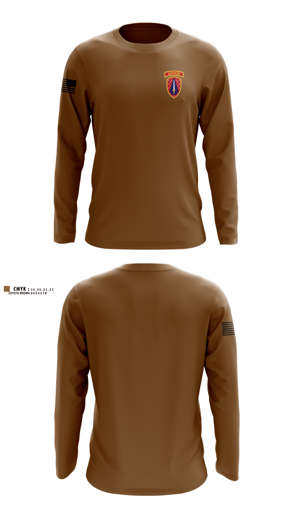Long Sleeve Performance Shirt, 2/54th SFAB, Army, Teamtime, Team time, sublimation, custom sports apparel, team uniforms, spirit wear, spiritwear, sports uniforms, custom shirts, team store, custom team store, fundraiser sports, apparel fundraiser