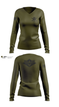 Delaware SORT CR1 11776948 Women's Long Sleeve V-neck Shirt - 4