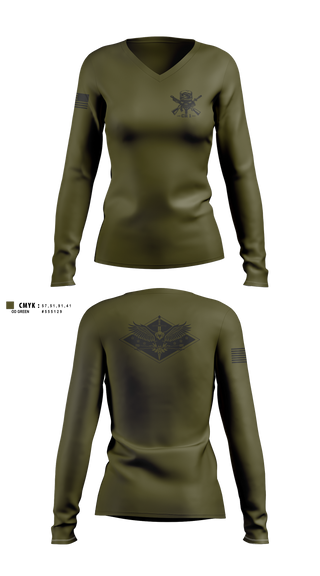 Womens Long Sleeve Vneck Shirt, Delaware SORT CR1, Police, Teamtime, Team time, sublimation, custom sports apparel, team uniforms, spirit wear, spiritwear, sports uniforms, custom shirts, team store, custom team store, fundraiser sports, apparel fundraiser