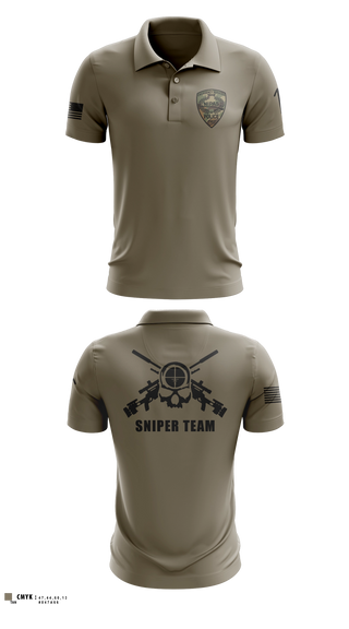 Short Sleeve Performance Polo, NIPAS Est Marksmen, Police, Teamtime, Team time, sublimation, custom sports apparel, team uniforms, spirit wear, spiritwear, sports uniforms, custom shirts, team store, custom team store, fundraiser sports, apparel fundraiser