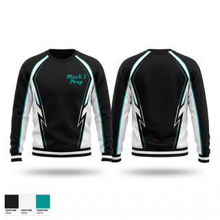 Crew Neck Sweatshirt, Mach 1 Prep, Track & Field, Teamtime, Team time, sublimation, custom sports apparel, team uniforms, spirit wear, spiritwear, sports uniforms, custom shirts, team store, custom team store, fundraiser sports, apparel fundraiser