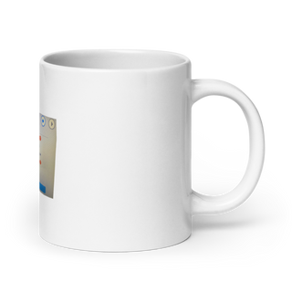 3-34 19542900 White Glossy Mug - Small