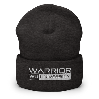 Warrior University Cuffed Beanie | Yupoong 1501KC