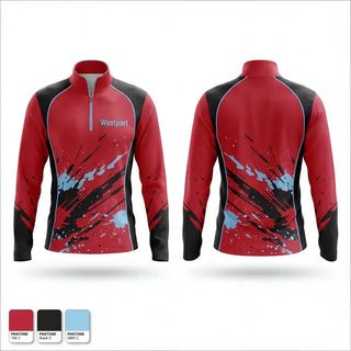 Quarter Zip Jacket, Westport, Softball, Teamtime, Team time, sublimation, custom sports apparel, team uniforms, spirit wear, spiritwear, sports uniforms, custom shirts, team store, custom team store, fundraiser sports, apparel fundraiser
