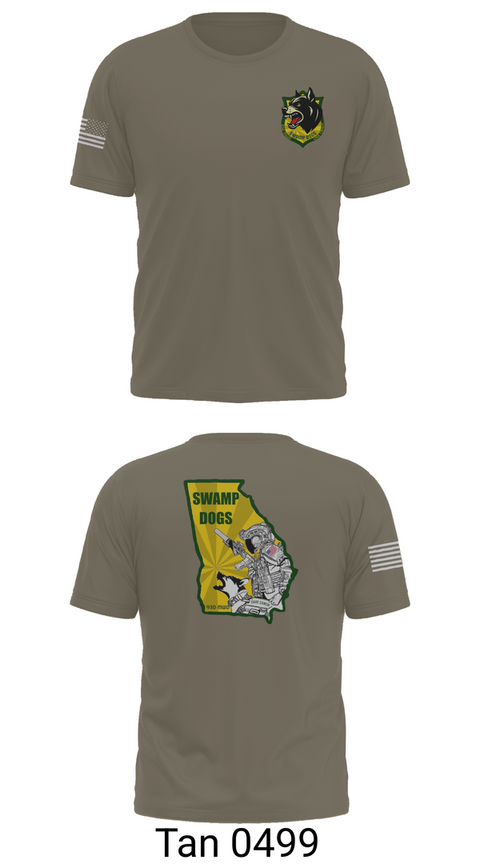 Short Sleeve Performance Shirt, 93D MP DET (MWD), , Teamtime, Team time, sublimation, custom sports apparel, team uniforms, spirit wear, spiritwear, sports uniforms, custom shirts, team store, custom team store, fundraiser sports, apparel fundraiser