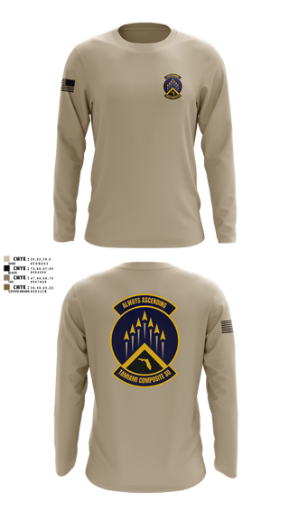 Long Sleeve Performance Shirt, SER-FL-355 TAMIAMI COMPOSITE SQUADRON, , Teamtime, Team time, sublimation, custom sports apparel, team uniforms, spirit wear, spiritwear, sports uniforms, custom shirts, team store, custom team store, fundraiser sports, apparel fundraiser
