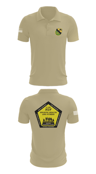Short Sleeve Performance Polo, 1st Cav 3CR, , Teamtime, Team time, sublimation, custom sports apparel, team uniforms, spirit wear, spiritwear, sports uniforms, custom shirts, team store, custom team store, fundraiser sports, apparel fundraiser