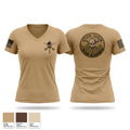 Bad Karma Women's Short Sleeve V-neck Shirt - 1
