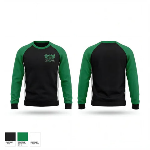 Crew Neck Sweatshirt, Wolverines, Baseball, Teamtime, Team time, sublimation, custom sports apparel, team uniforms, spirit wear, spiritwear, sports uniforms, custom shirts, team store, custom team store, fundraiser sports, apparel fundraiser