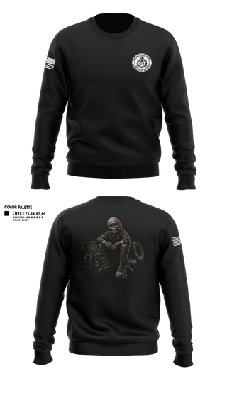 Crew Neck Sweatshirt, ALC CLASS 26-004, Army, Teamtime, Team time, sublimation, custom sports apparel, team uniforms, spirit wear, spiritwear, sports uniforms, custom shirts, team store, custom team store, fundraiser sports, apparel fundraiser
