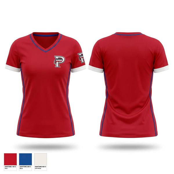Womens Short Sleeve Vneck Shirt, Braelyn Howard, Baseball, Teamtime, Team time, sublimation, custom sports apparel, team uniforms, spirit wear, spiritwear, sports uniforms, custom shirts, team store, custom team store, fundraiser sports, apparel fundraiser