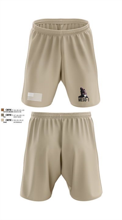 MESG-1 71337313 Athletic Shorts With Pockets - 102