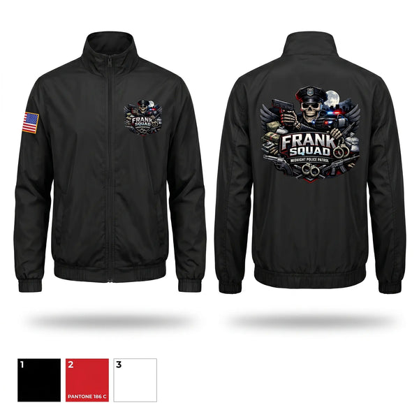 Windbreaker, Frank Squad, Police, Teamtime, Team time, sublimation, custom sports apparel, team uniforms, spirit wear, spiritwear, sports uniforms, custom shirts, team store, custom team store, fundraiser sports, apparel fundraiser